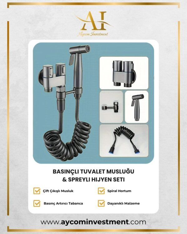 Basınçlı Tuvalet Musluğu