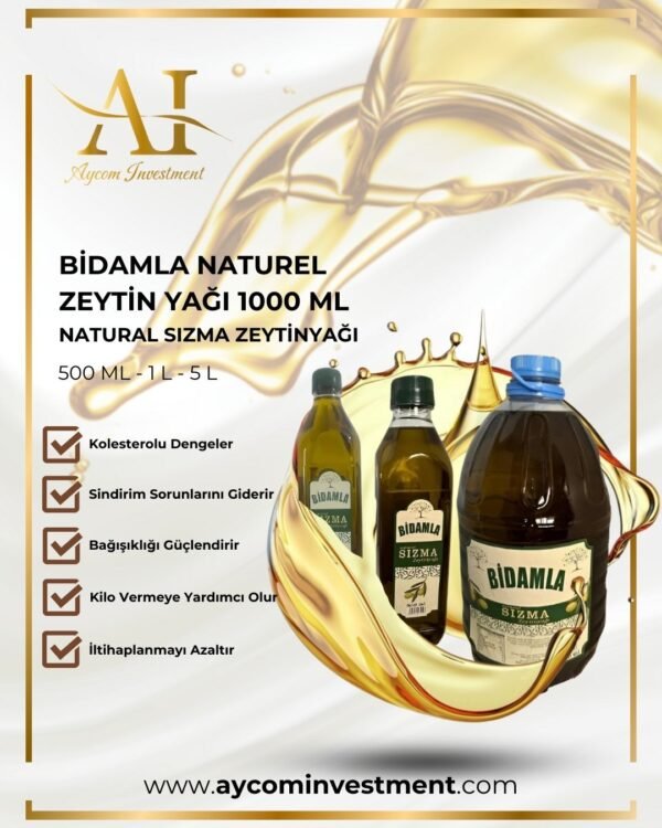 Bidamla Sızma Zeytinyağı 1000ml
